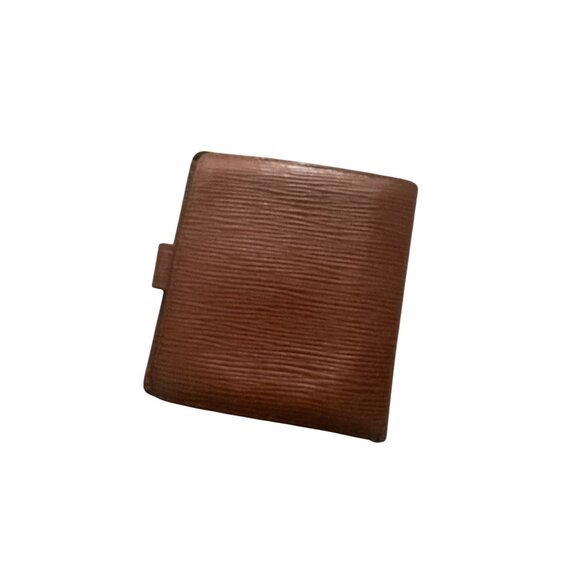 LOUIS VUITTON Womens Brown Epi Leather Snap Wallet - Picture 4 of 9